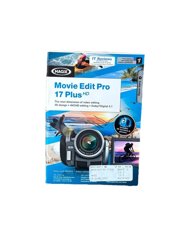 MAGIX Movie Edit Pro 17 Plus HD PC Video Editing Software New Open Box 2013 EDT. gallery