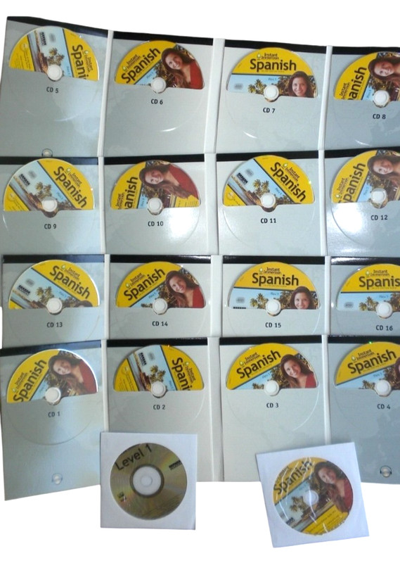 Speak SPANISH Deluxe Edition INSTANT IMMERSION 16 Audio CDs + 288-page WORKBOOK gallery