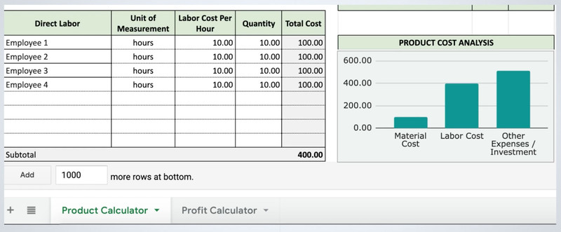 Dropshipping Profit Calculator Excel Template | Digital Email Delivery gallery