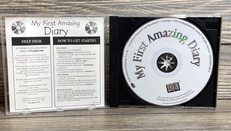 My First Amazing Diary CD Rom Windows MacIntosh 2002 Global Software Publishing gallery
