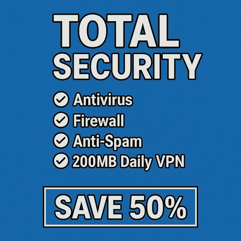 Bitdefender Total Security 2026 – 3 Years 10 Devices Latest Version