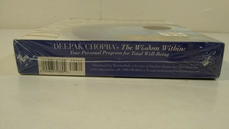 The Wisdom Within Deepak Chopra M.D. Book and Interactive CD-Rom Win 95 3.1 /Mac gallery