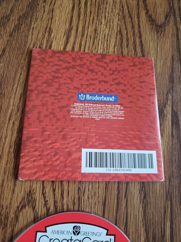 American Greetings CreataCard by Broderbund CD-ROM 2002 Windows 95/98/ME/2000/XP gallery
