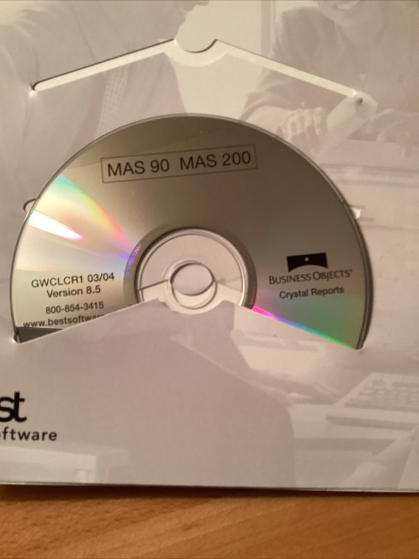New Sage MAS200 4.0, Upgrade Versions, Crystal Reports, Docs, CDs, Etc. Value+ gallery