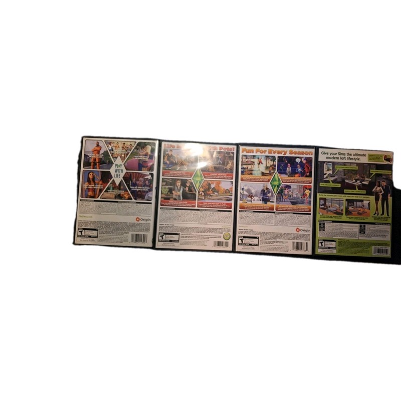 *USED CODES* EA The Sims 3 Expansion & Stuff Pack Lot (4 Disks) - Discs & Cases gallery