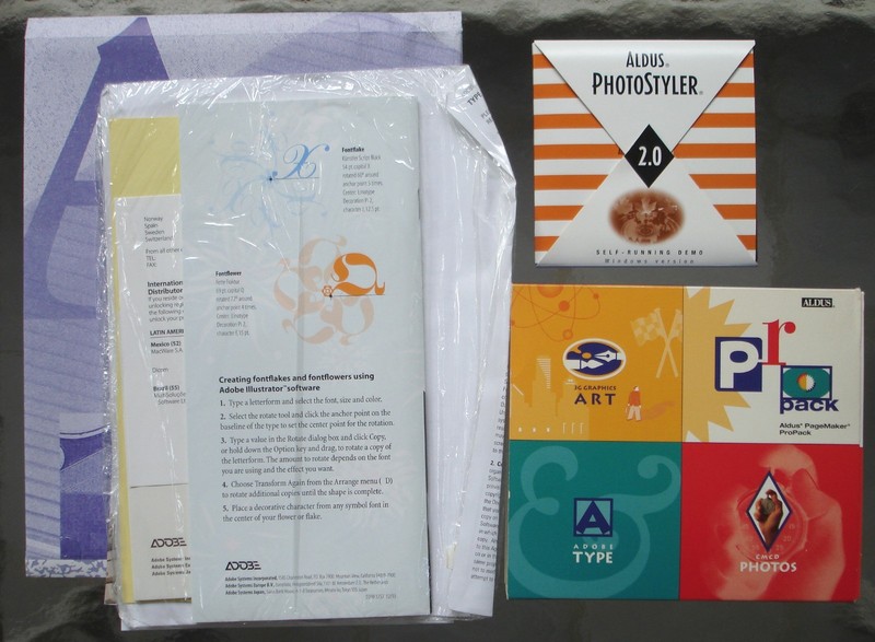 Aldus Pagemaker Propack new, this is an add-on to Pagemaker, not the application gallery