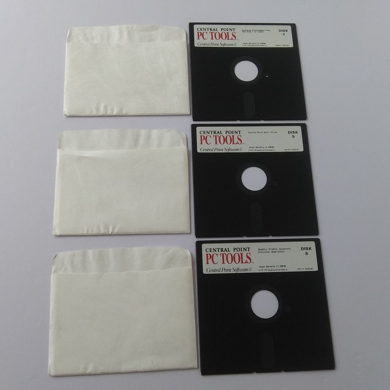 Central Point PC Tools Anti Virus DOS 5.25 Floppy Disk Lot Disk 1 2 4 5 6 gallery