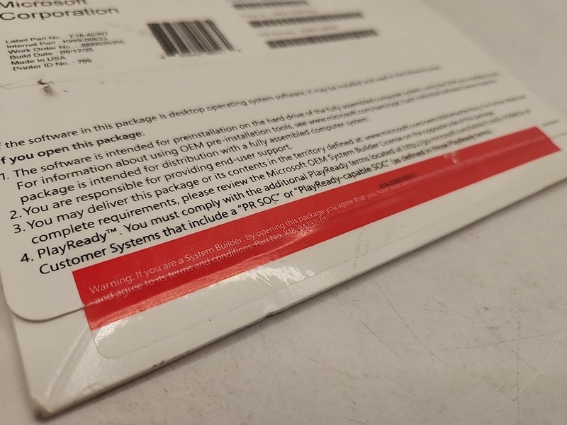 NEW Microsoft Windows 11 Home 64-Bit Software OEM Version 24H2 gallery