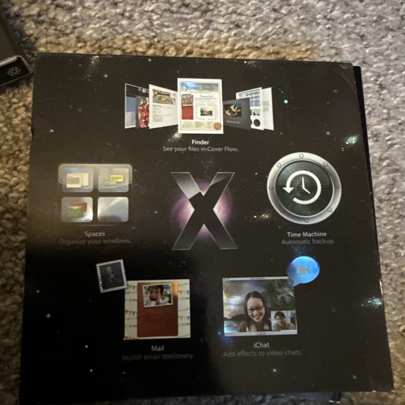 Apple Mac OS X Leopard Version 10.5.1 Install DVD Disk with Manual ~ Used gallery