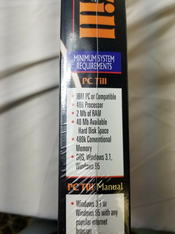 PC TILL - ULTI SALES - POS - inventory win 3.1 95 NEW SEALED computer gallery