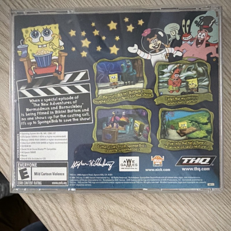 THQ SpongeBob SquarePants: The Movie PC Game CD for Windows English gallery