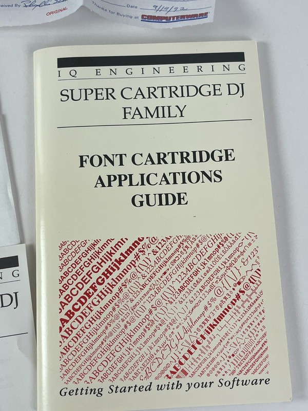 Font Supercard Djet 500 Software Super Cartridge Dj Family Hp Deskjet Disk gallery