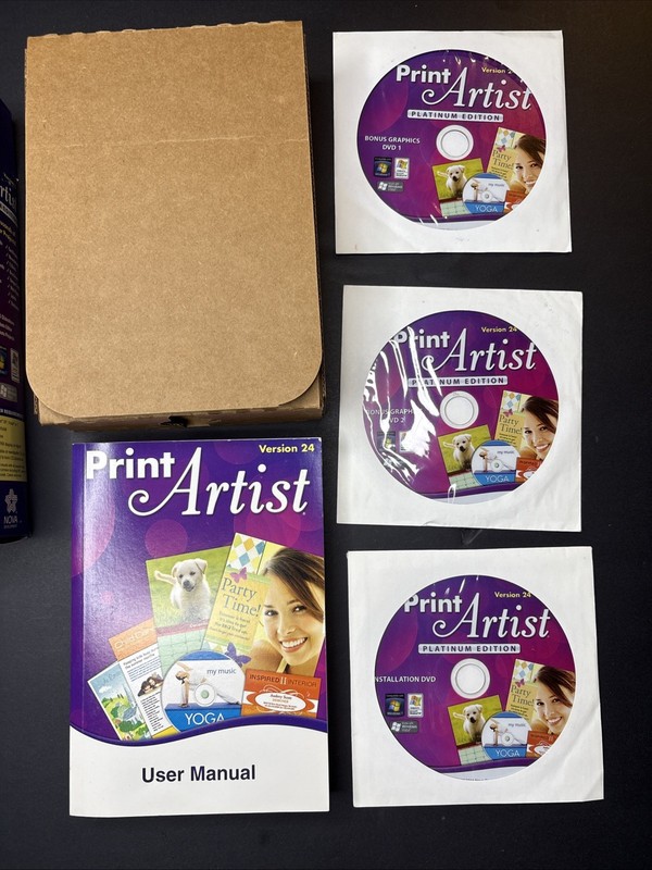 Print Artist Platinum Edition Version 24 - Windows XP, Vista, or 7 DVD gallery
