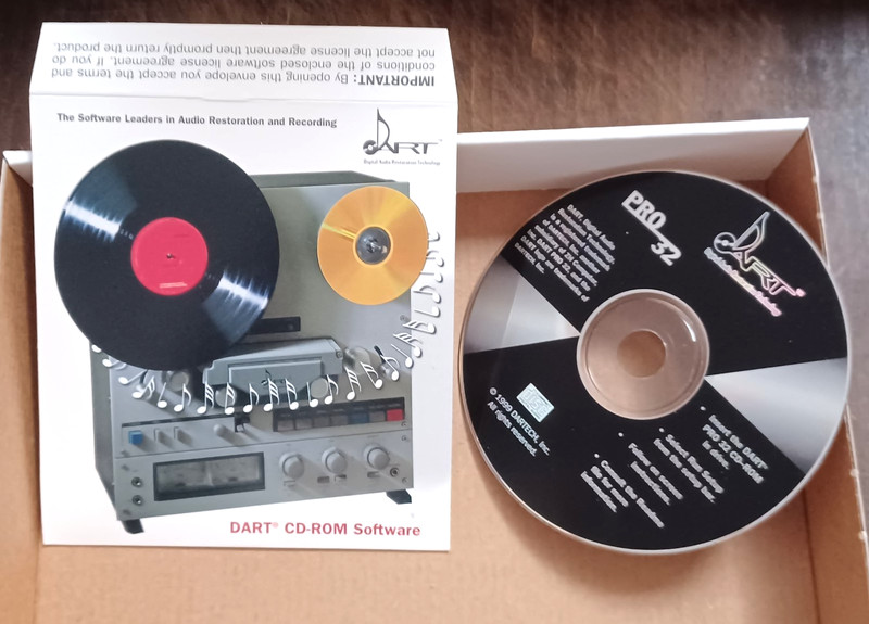 Dart CD Recorder Dartech Digital Audio Restoration Software & Instruction Book gallery