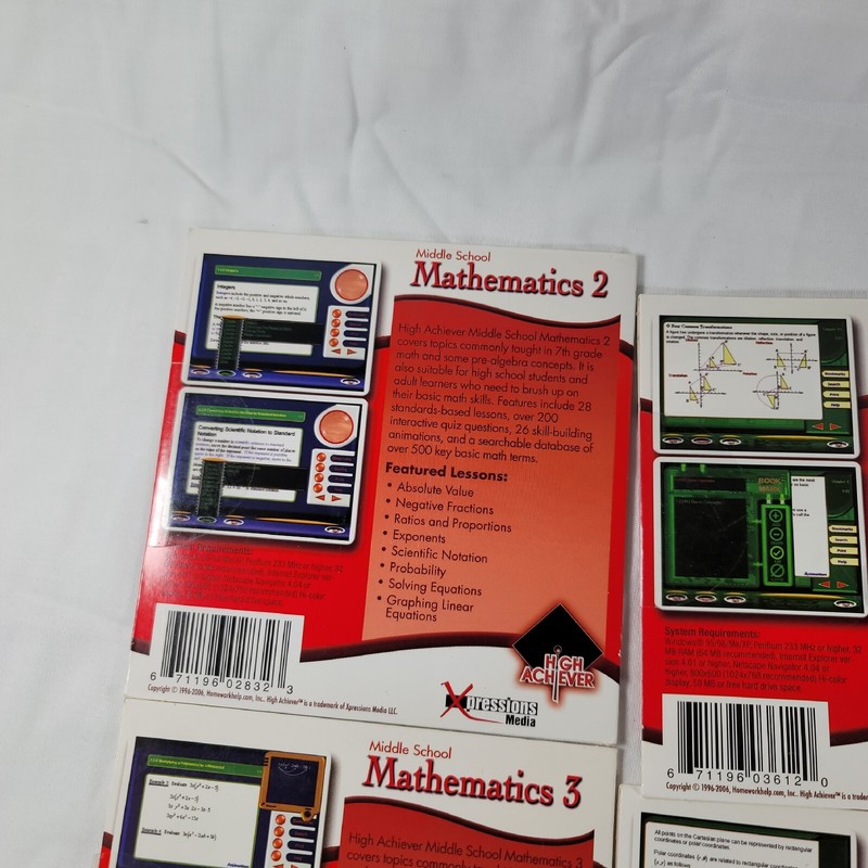 Pc Treasures High Achiever Mathematics Assortment Lot (5) gallery
