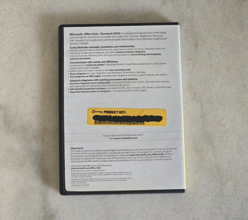 Microsoft Office Visio Standar 2003 Diagramming Program gallery