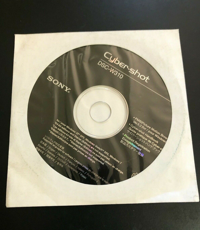 SONY Cybershot DSC-W130 Printers and Drivers Disc Only