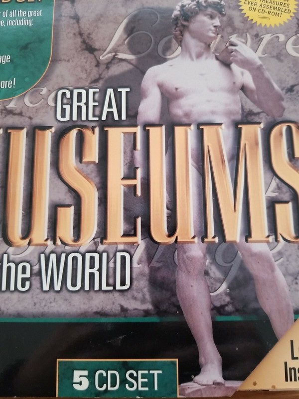 Great Museums Europe 5 Cd Set PC Big Box Deluxe Art Collection Travel Explore 