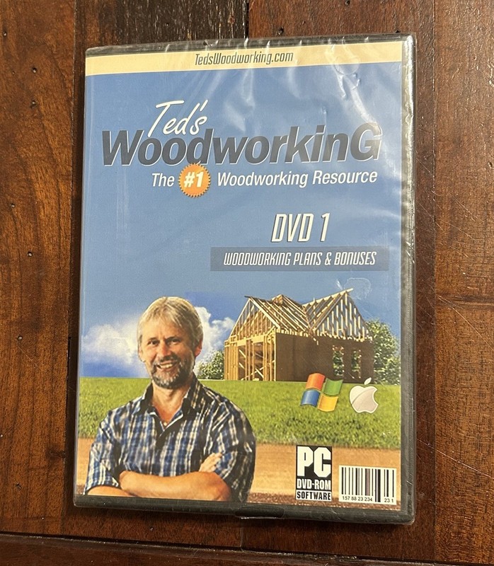 Ted’s Woodworking Plans Bonuses Upgrade Compendium PC DVD-ROM DVD 1 SEALED