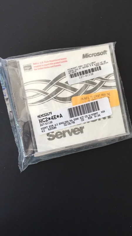 Vintage Microsoft Windows NT 4.0 Option Pack Complete Kit CD & 3 Sealed Floppies