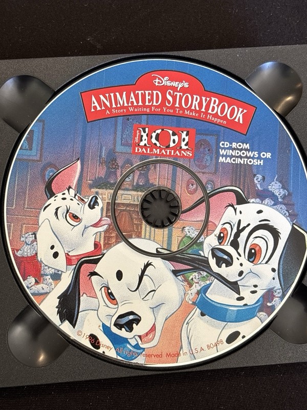 Disney 101 Dalmatians Animated Storybook VTG PC Mac CD-ROM Windows Macintosh 96’ gallery