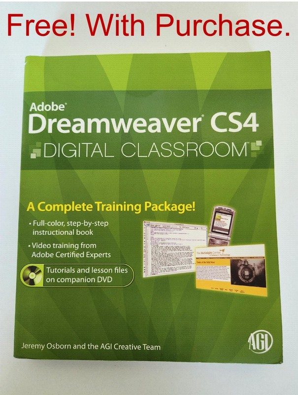 ADOBE DREAMWEAVER CS4 WINDOWS + CLASSROOM IN A BOOK AND FREE DREAMWEAVER DIGITAL gallery
