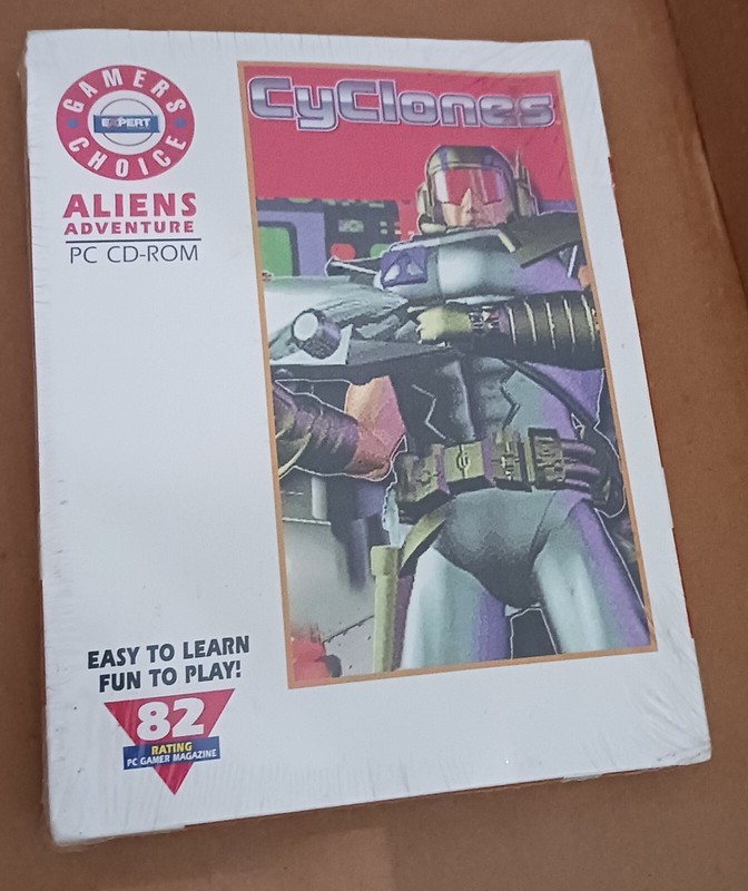 NEW SEALED Cyclones IBM CD-ROM Vintage PC Game 1996 Computer Software
