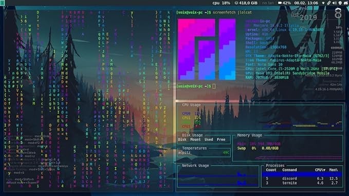 Latest New Release Manjaro Linux i3 OS Operating System for PC on DVD gallery