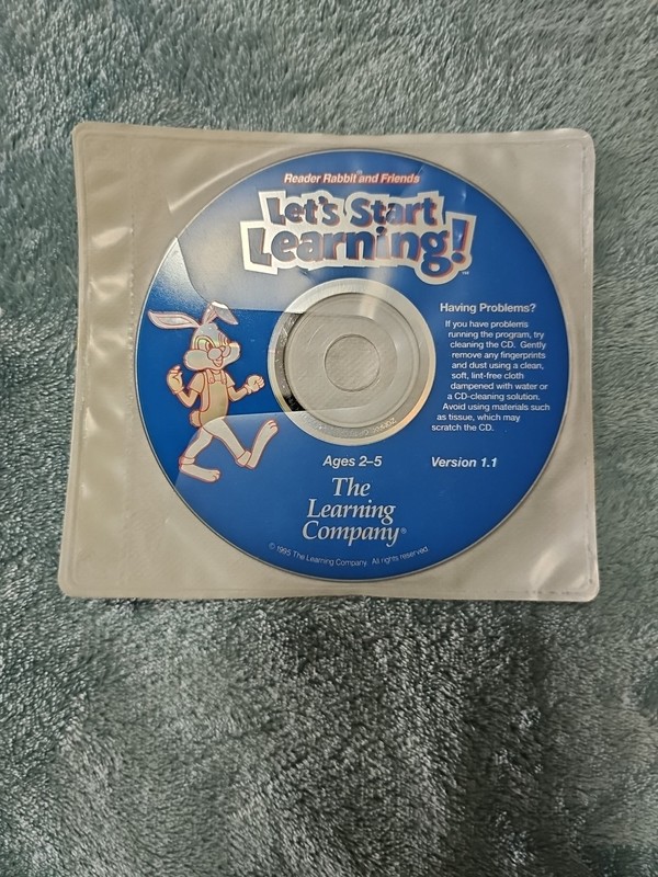 Reader Rabbit Let’s Start Learning Ages 2-5 CD-ROM