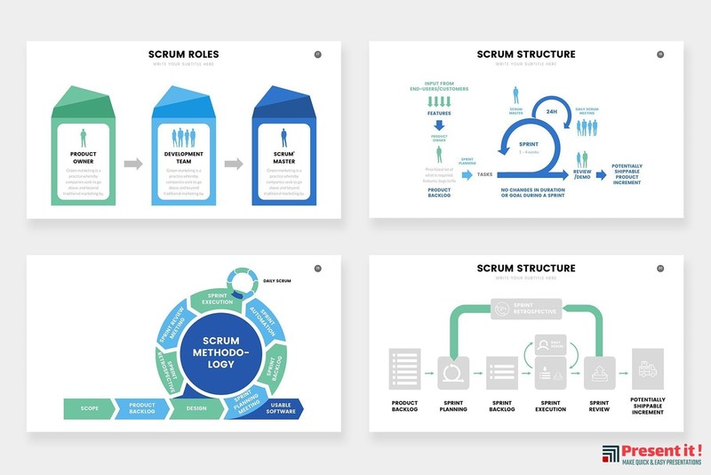 SCRUM Infographics Templates gallery