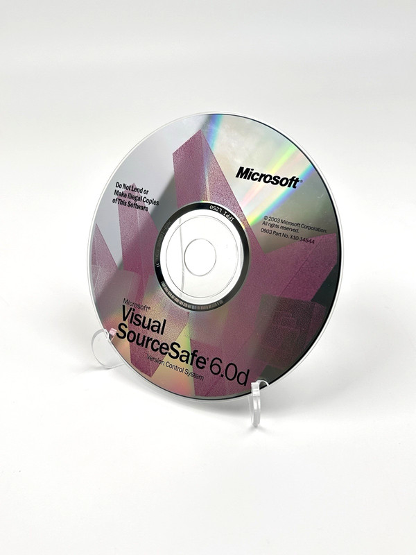 Microsoft Visual SourceSafe 6.0 Vintage CD Rom Disc w/ Key gallery
