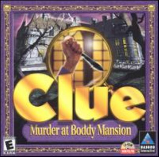 Clue Murder At Boddy Mansion PC CD solve mystery crime kill computer board game