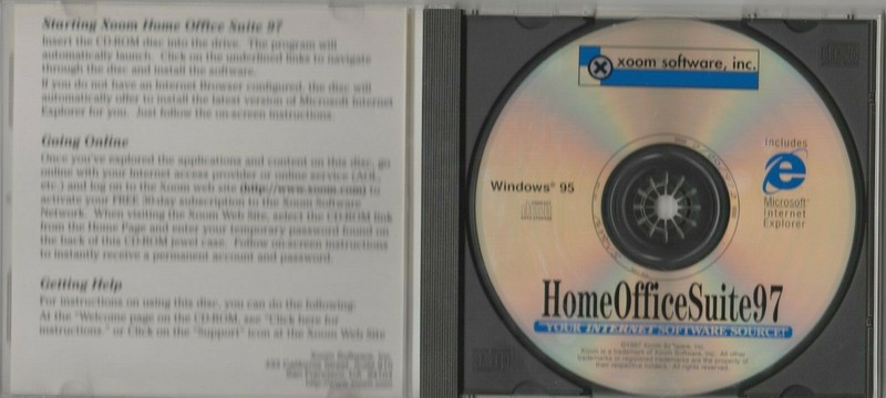 Home Office Suite 97 for Windows 95 by Xoom Software ~1997 ~ CD-ROM gallery