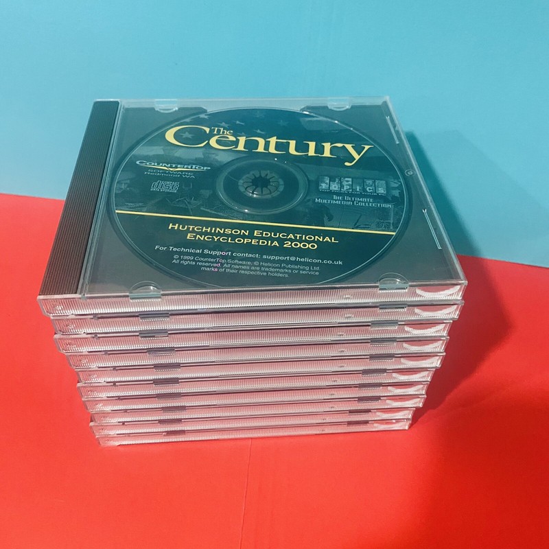 The Century Topics CounterTop Software Cd-rom LOT Of 10 Software PC Vtg