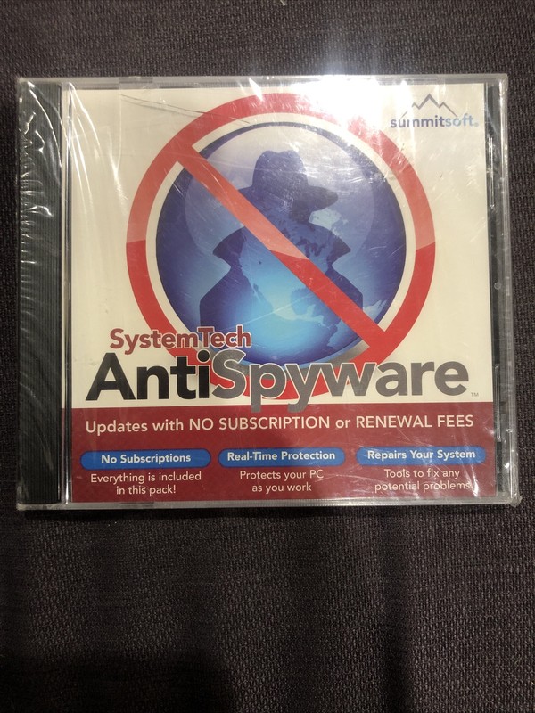 Systemtech Anti Spyware CD-ROM By Summit Croft
