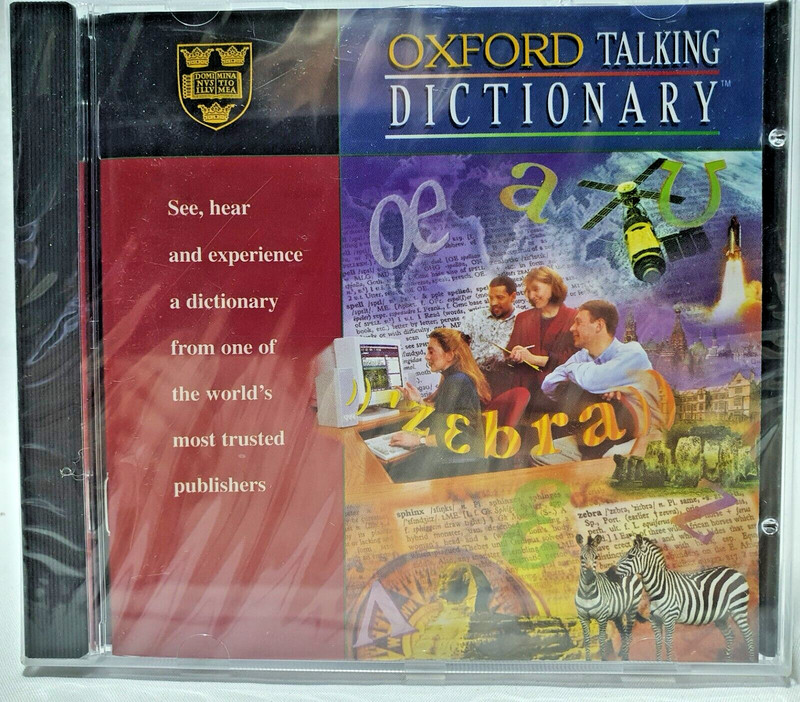 Oxford Talking Dictionary PC CD-ROM in Jewel Case NEW Factory Sealed