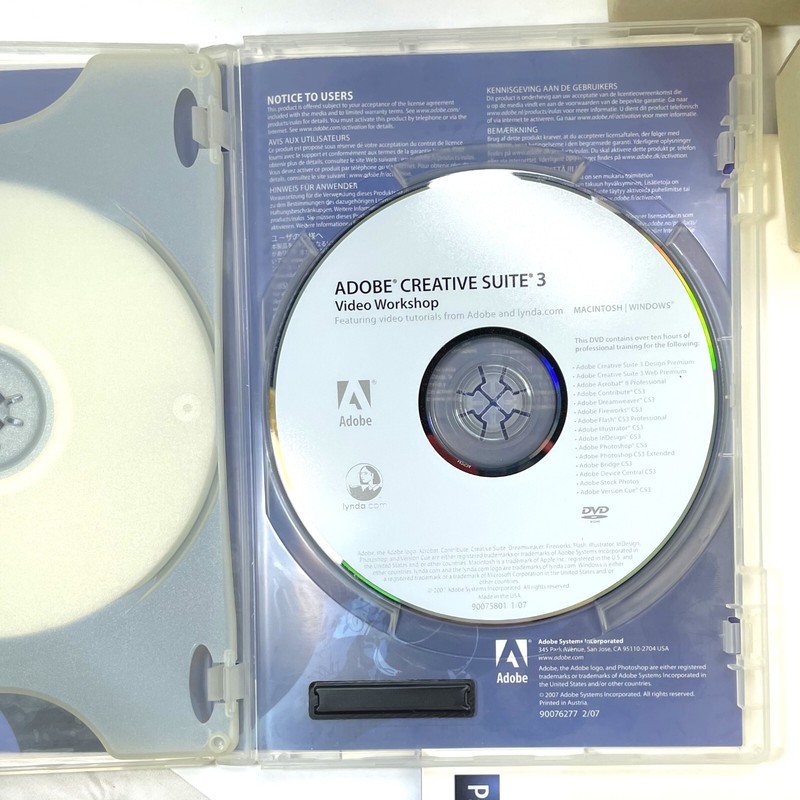 Adobe Creative Suite 3 Upgrade for Windows + Bonus Adobe Video Workshop Training gallery