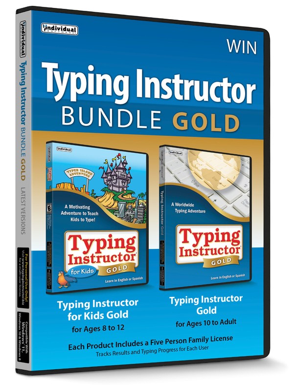 Typing Instructor Bundle Gold PC Windows NEW!