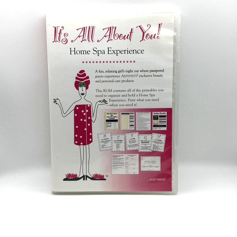 It’s All About You! Home Spa Experience (CD-ROM) Printables for Home Spa