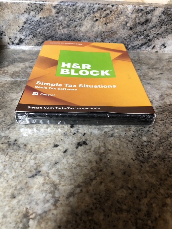 New 2019 H & R Block Simple Tax Situations Basic Tax Software Windows Mac gallery