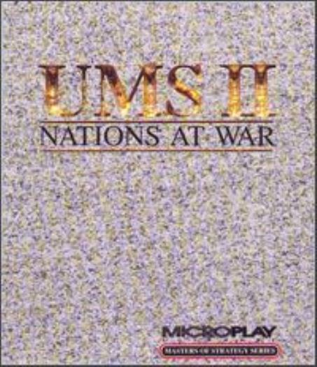 UMS II: Nations at War + Manual PC recreate history war sim construct game!