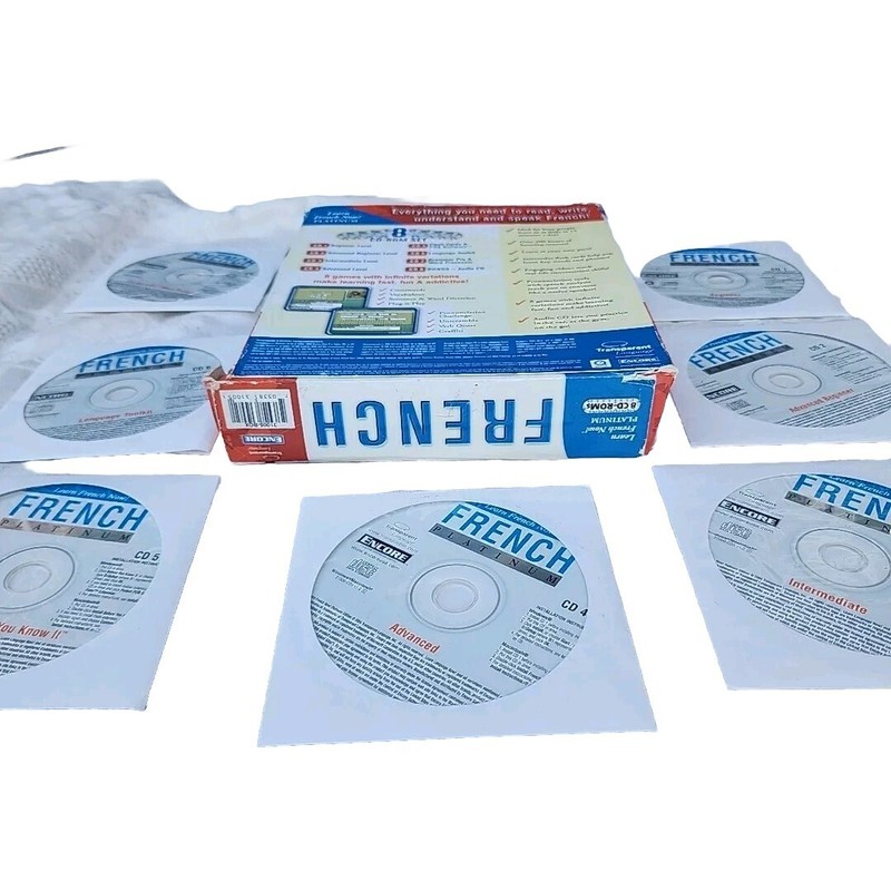 Transparent Language 'Learn French Now' Platinum Encore & Pimsleur CD Lesson Set gallery