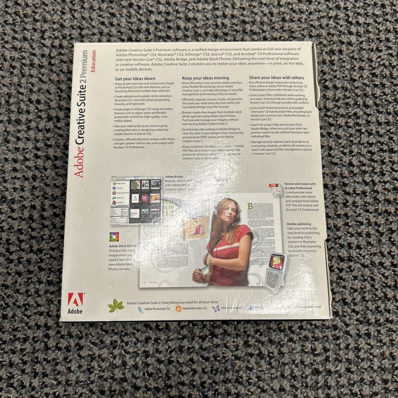 Adobe Creative Suite 2 CS2 Premium (Mac) - Full 6-Disc Set (with Serial Number) gallery