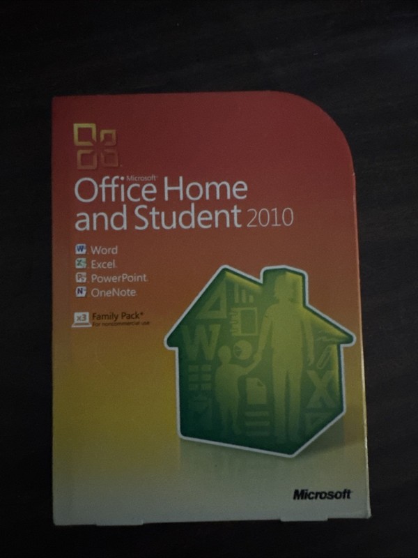 Microsoft Office Home & Student 2010 Software Suite DVD Family Pack for Windows