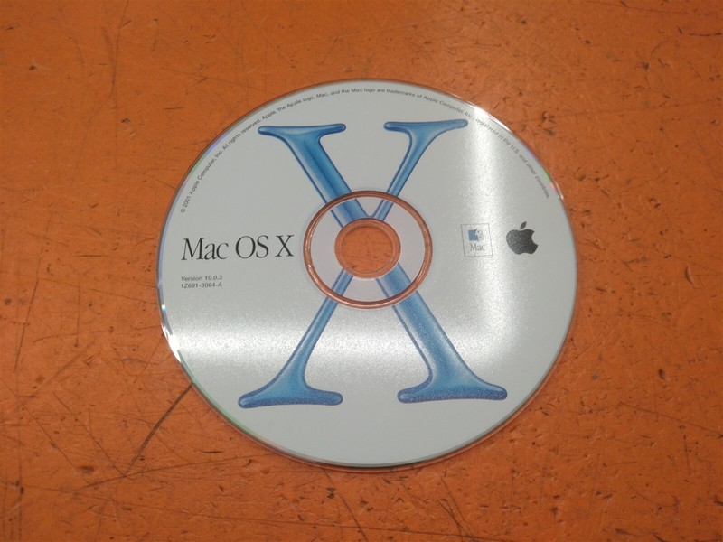 ⭐️⭐️⭐️⭐️⭐️ Vintage 2001 Apple Mac OS X Version 10.0.3 1Z691-3064-A