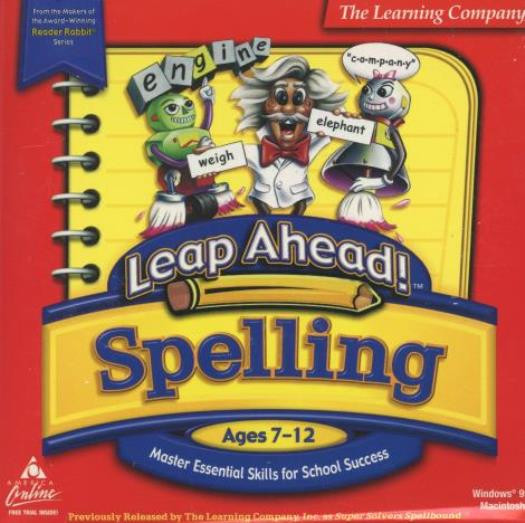 Leap Ahead Spelling PC MAC CD learn to spell words recognition techniques game