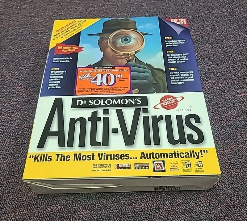 Dr. Solomon’s Virex Virus Protection for Macintosh Vintage Antivirus