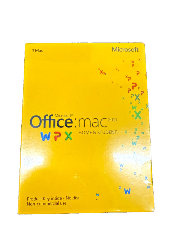 Microsoft Office for Mac 2011 Home & Student – Product Key Only Brand New Sealed
