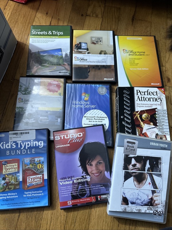 Lot Of 60+ Computer PC Software Windows Adobe Mac Paint Studio TurboTax Office gallery