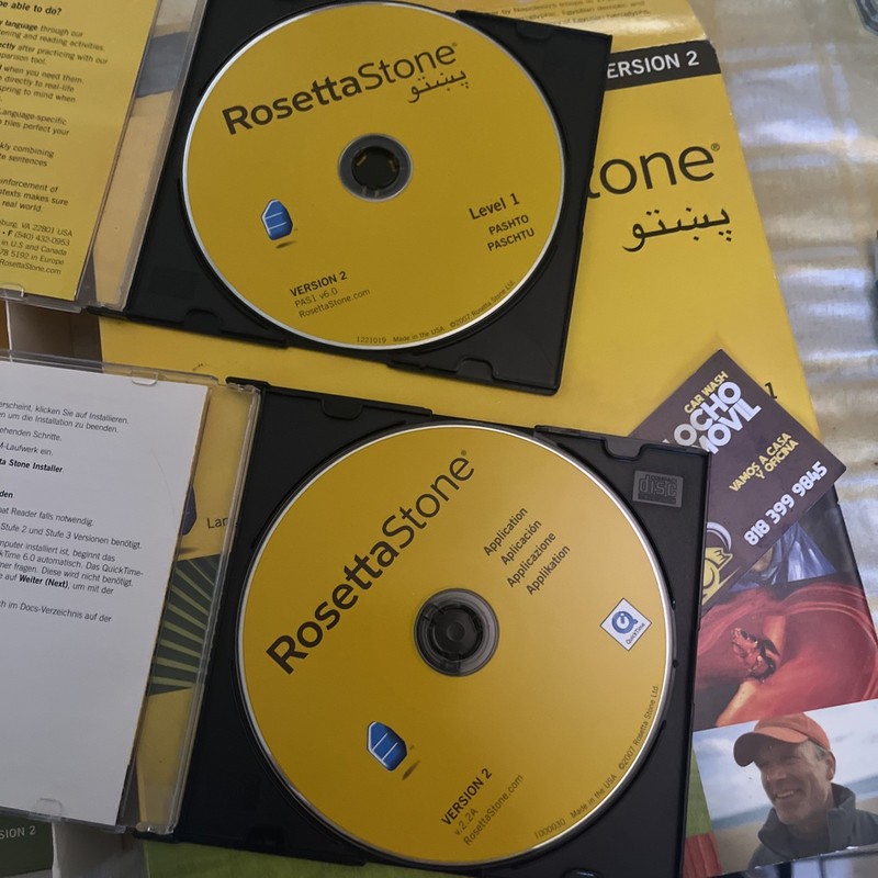 Rosetta Stone Pashto Level 1 Version 2 Language Learning CD Set 2 Discs gallery